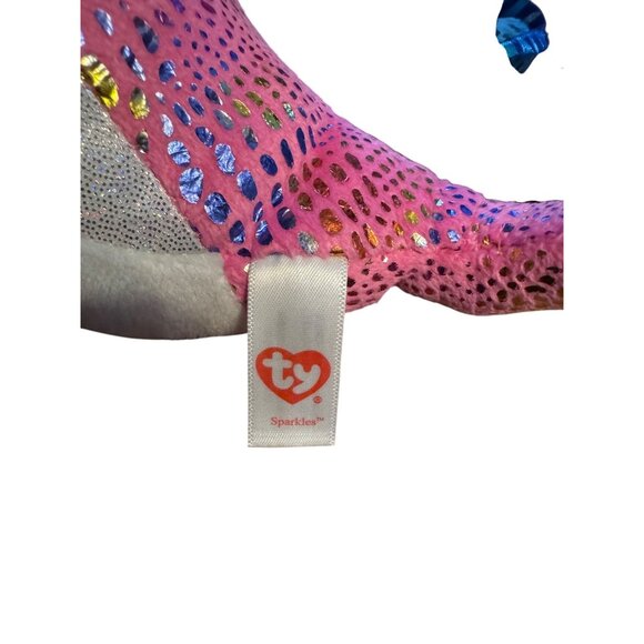 Ty Beanie Boos Ocean Boos Sparkles & Neptune Plush Toys Sparkle Eyes Lot of 2 - Picture 5 of 8